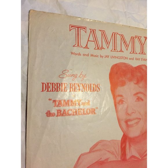Tammy by Debbie Reynolds from Tammy and the Bachelor Vintage Sheet Music - Picture 2 of 9